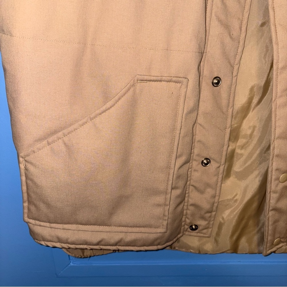 Vintage Wear Guard Men's Tan Vest - Men’s XL​​ - Picture 4 of 5